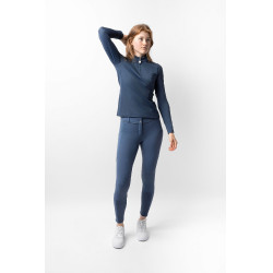 Trainingsshirt Horze Eloise Indigo Vintage Marineblau