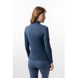 Trainingsshirt Horze Eloise Indigo Vintage Marineblau