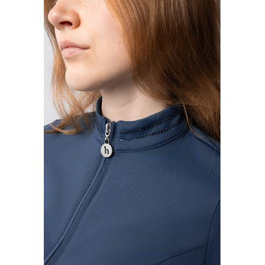Trainingsshirt Horze Eloise Indigo Vintage Marineblau