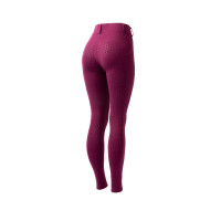 Winterreitleggings Damen Vollbesatz Horze Dea  Lila Winterreitleggings Damen Vollbesatz Horze Dea  Lila