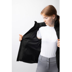 Ärmellose Daunenweste Horze Oona Kaviar Schwarz