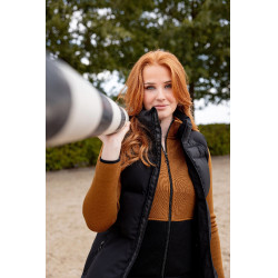 Ärmellose Daunenweste Horze Oona Kaviar Schwarz