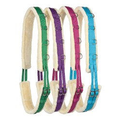 Longiergurt Horze Lammfell Dunkelblau Longiergurt Horze Lammfell Dunkelblau