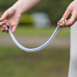 Schweifriemen Back on Track Quick-Clean Hellgrau / Grau