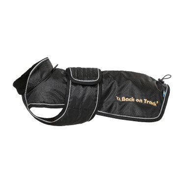 Langer Hundemantel Back on Track Buddy Schwarz