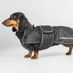 Langer Hundemantel Back on Track Buddy Schwarz
