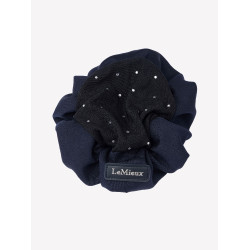 Chouchou LeMieux mit Crystal Hair Net Marine / Schwarz Blau