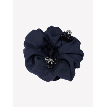 Chouchou LeMieux mit Crystal Hair Net Marine / Schwarz Blau