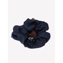 Chouchou LeMieux mit Crystal Hair Net Marine / Braun Blau