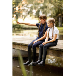 Wettkampf-Poloshirt mit kurzen Ärmeln und Rüschen Christel Kinder Horze Wettkampf-Poloshirt mit kurzen Ärmeln und Rüschen Christel Kinder Horze