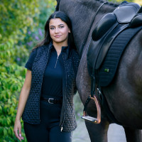 Ärmellose Daunenweste Imperial Riding Shimmer Schwarz Ärmellose Daunenweste Imperial Riding Shimmer Schwarz