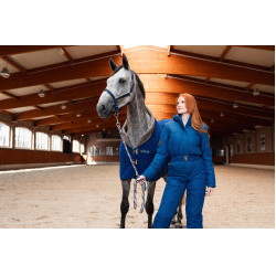 Polar-Fleecedecke Delémont Horze Arktisblau