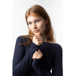 Thermo-Unterwäscheshirt Horze Tess Polarblau Marineblau
