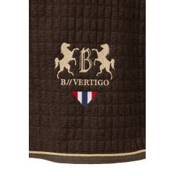 Abschwitzdecke B Vertigo High Altitude aus Wollmischung Braun Schlamm Beige
