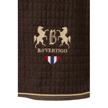 Abschwitzdecke B Vertigo High Altitude aus Wollmischung Braun Schlamm Beige