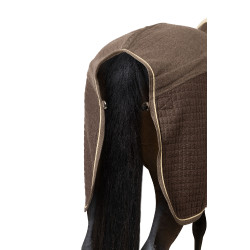 Abschwitzdecke B Vertigo High Altitude aus Wollmischung Braun Schlamm Beige