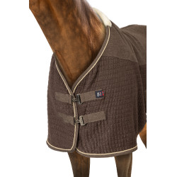 Abschwitzdecke B Vertigo High Altitude aus Wollmischung Braun Schlamm Beige
