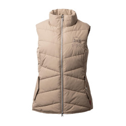 Steppweste Reitsport B Vertigo Cordelia Braun Schlamm Beige