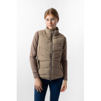 Steppweste Reitsport B Vertigo Cordelia Braun Schlamm Beige