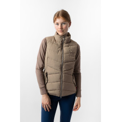 Steppweste Reitsport B Vertigo Cordelia Braun Schlamm Beige