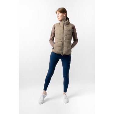 Steppweste Reitsport B Vertigo Cordelia Braun Schlamm Beige