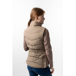 Steppweste Reitsport B Vertigo Cordelia Braun Schlamm Beige