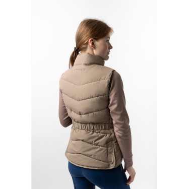 Steppweste Reitsport B Vertigo Cordelia Braun Schlamm Beige