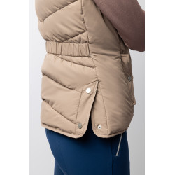 Steppweste Reitsport B Vertigo Cordelia Braun Schlamm Beige