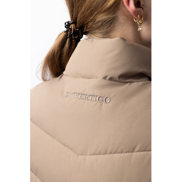 Steppweste Reitsport B Vertigo Cordelia Braun Schlamm Beige