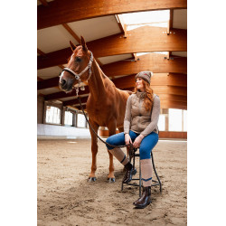Steppweste Reitsport B Vertigo Cordelia Braun Schlamm Beige