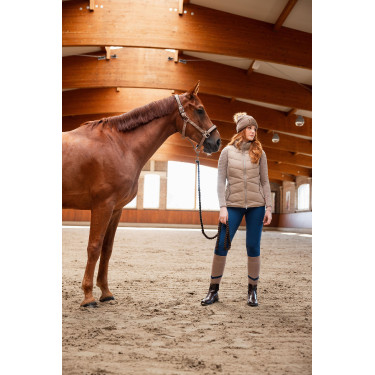 Steppweste Reitsport B Vertigo Cordelia Braun Schlamm Beige