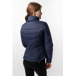 Gestepptes Reitjackett Horze Astrid Damen Polarblau Marineblau