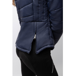 Gestepptes Reitjackett Horze Astrid Damen Polarblau Marineblau