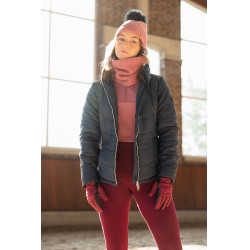 Gestepptes Reitjackett Horze Astrid Damen Polarblau Marineblau