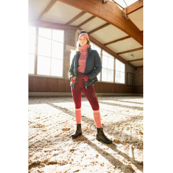 Gestepptes Reitjackett Horze Astrid Damen Polarblau Marineblau