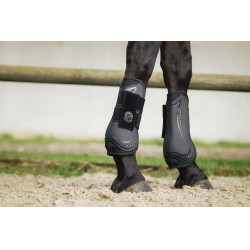 Gamaschen und Streichkappen Je t'aime Equithème Schwarz Gamaschen und Streichkappen Je t'aime Equithème Schwarz