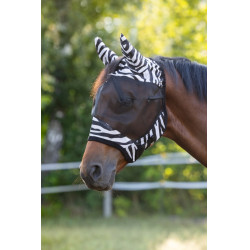 Schutzmaske gegen Fliegen Zebra mit Ohrenschutz Covalliero Schutzmaske gegen Fliegen Zebra mit Ohrenschutz Covalliero