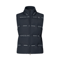 Ärmellose reflektierende Unisex-Daunenweste Kingsland KLVarsin Marine
