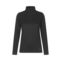 Gestrickter Damen-Rollkragenpullover Kingsland KLVikula Schwarz Gestrickter Damen-Rollkragenpullover Kingsland KLVikula Schwarz