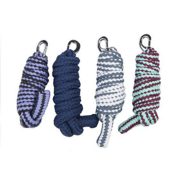 Longe mit HKM-Karabiner Zufällig Blau