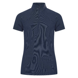 Wettkampf-Poloshirt Kinder HV Polo Laluna Marine Marineblau