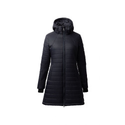 Lange Daunenjacke Horze Charlotte Damen Dunkelmarineblau