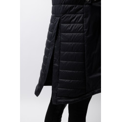 Lange Daunenjacke Horze Charlotte Damen Dunkelmarineblau