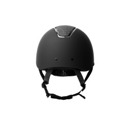Schimmernder Metall-Helm Monarch II Horze Schwarz / Dunkelgrau
