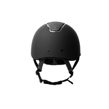 Schimmernder Metall-Helm Monarch II Horze Schwarz / Dunkelgrau