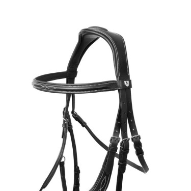 Zaumzeug Monterrey mexikanisches Reithalfter Horze Schwarz