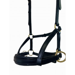 Seitenzieher Leder T de T Schwarz