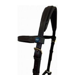 Seitenzieher Leder T de T Dunkles Havanna Braun