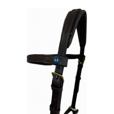 Seitenzieher Leder T de T Dunkles Havanna Braun