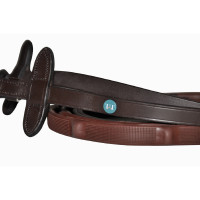 Gummizügel T de T mit Stoppern Dunkles Havanna Braun